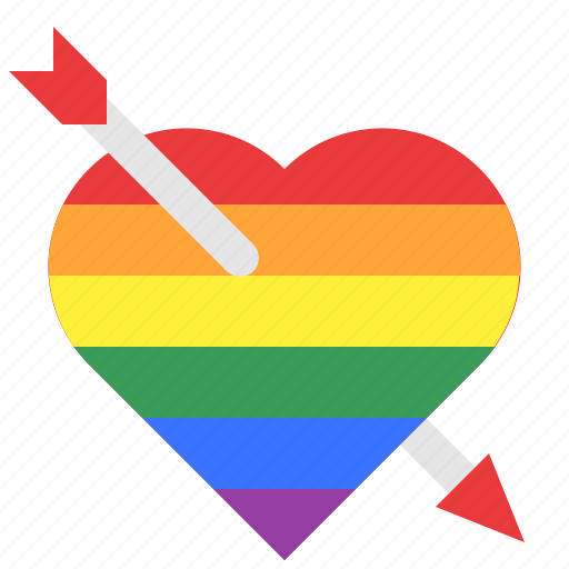 Lgbt, pride, heart, love, arrow icon - Download on Iconfinder