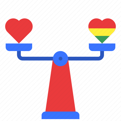 Lgbt, pride, heart, love, equality, justice icon - Download on Iconfinder