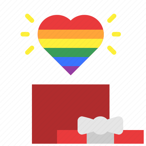 Lgbt, pride, heart, love, gift icon - Download on Iconfinder