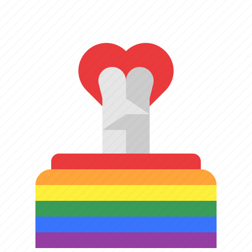 Lgbt Pride Heart Love Homosexual Icon Download On Iconfinder