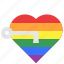 lgbt, pride, heart, love, unlock 