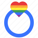 lgbt, pride, heart, love, wedding, ring