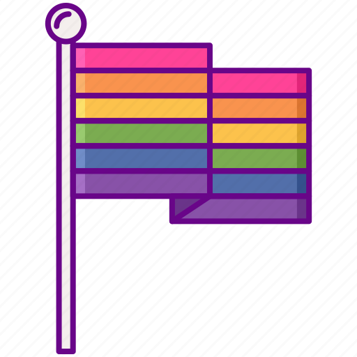 Flag, gay, lgbt, rainbow icon - Download on Iconfinder