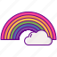 cloud, lgbt, rainbow 