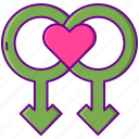 gender, heart, love