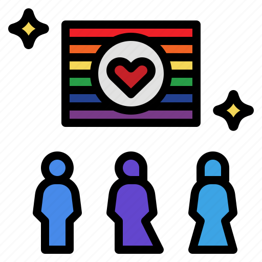 Flag, identity, lgbtq, rainbow, symbolic icon - Download on Iconfinder