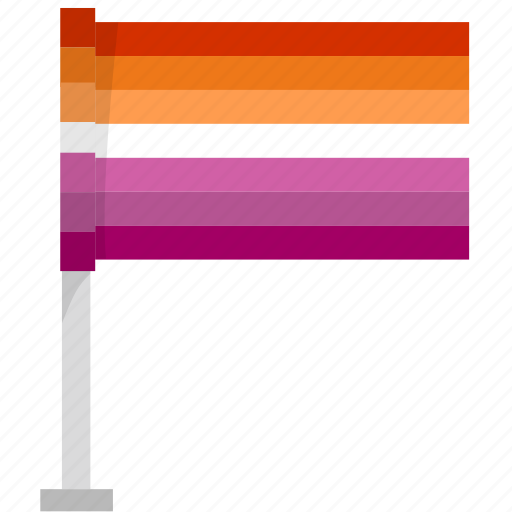 Lesbian, pride, flag, lgbtqia+, lgbt icon - Download on Iconfinder