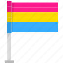 pansexual, pride, flag, lgbtqia+, lgbt