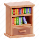 bookshelf, library, book, education, knowledge, literature 