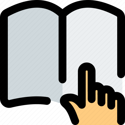 Book, touch, education, library icon - Download on Iconfinder