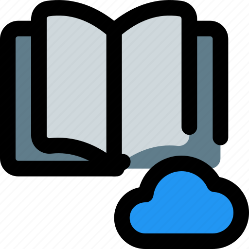 Open, book, cloud, education, library icon - Download on Iconfinder