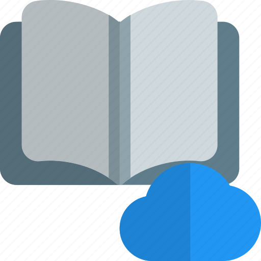 Open, book, cloud, education, library icon - Download on Iconfinder
