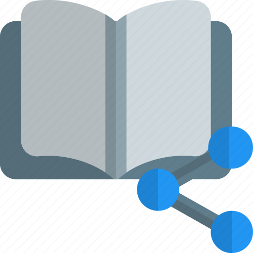 Open, book, shared, education icon - Download on Iconfinder