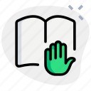 book, hand, education