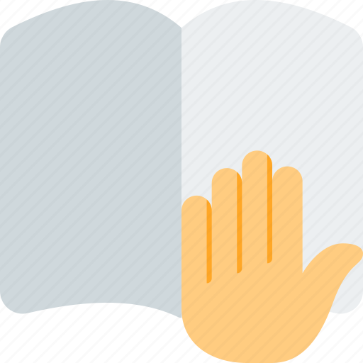 Book, hand, education, library, literature icon - Download on Iconfinder