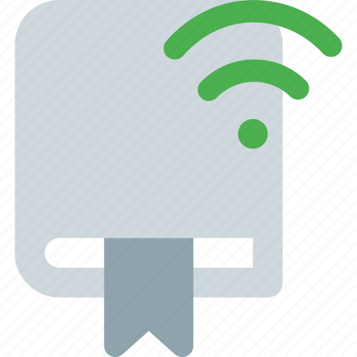 Book, wireless, education, library, literature icon - Download on Iconfinder