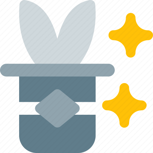 Bunny, magic, education, library, literature icon - Download on Iconfinder