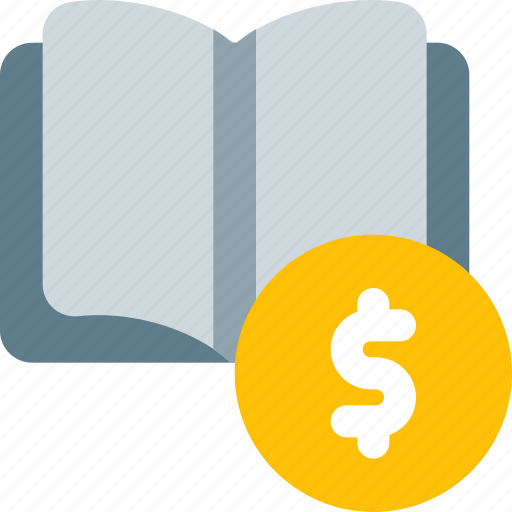Open, book, coin, dollar, education, library icon - Download on Iconfinder