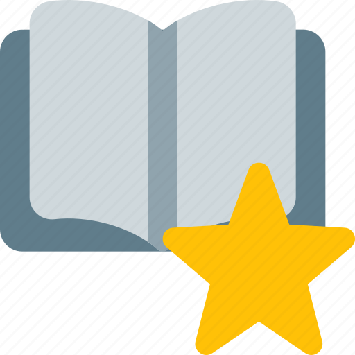 Open, book, star, education, library, literature icon - Download on Iconfinder