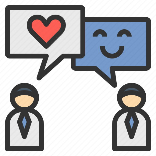 Love, optimistic, polite, positive, talk icon - Download on Iconfinder