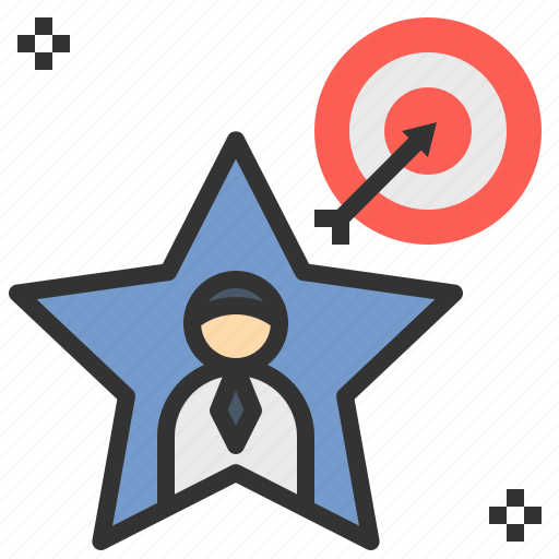 Aim, goal, star, success, target icon - Download on Iconfinder