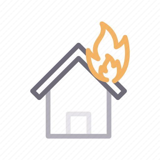 Building, burn, fire, house, insurance icon - Download on Iconfinder