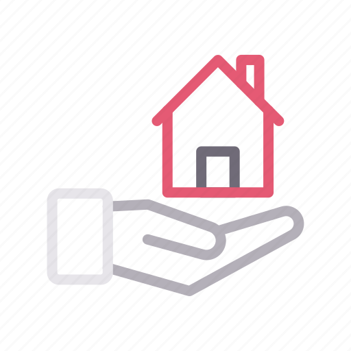 Building, care, hand, house, insurance icon - Download on Iconfinder