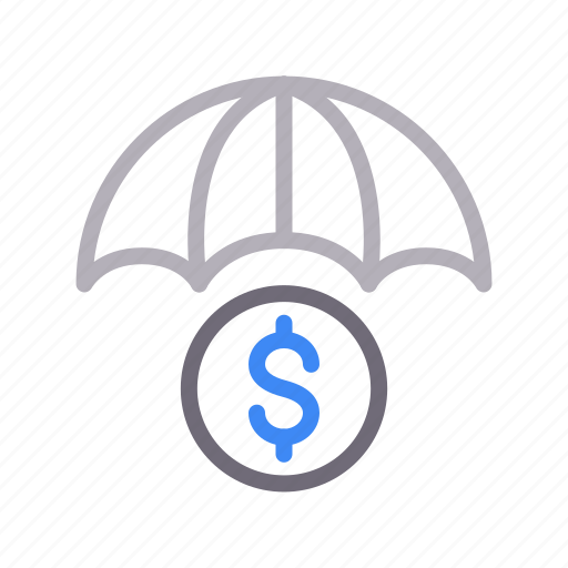Dollar, insurance, money, protection, umbrella icon - Download on Iconfinder