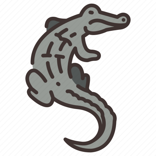 Alligator, animal, caiman, crocodile, reptile, wildlife icon - Download on Iconfinder