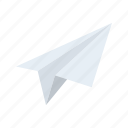 paper plane, paper jet, flying symbol, airplane, aircraft, send icon, jet, flight