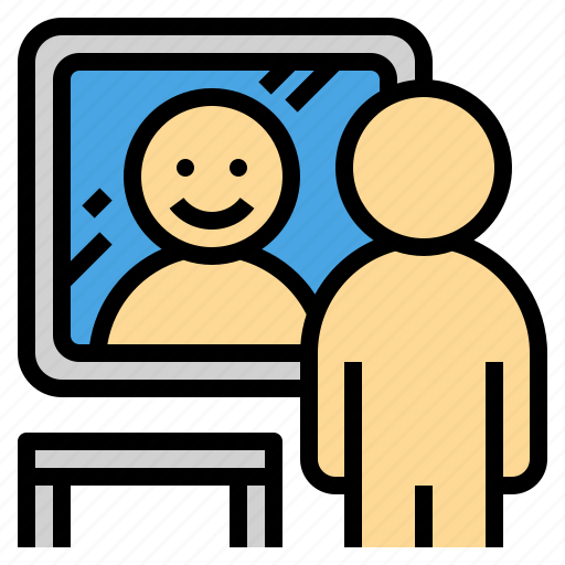 Awareness, character, esteem, looking, personality, self icon - Download on Iconfinder