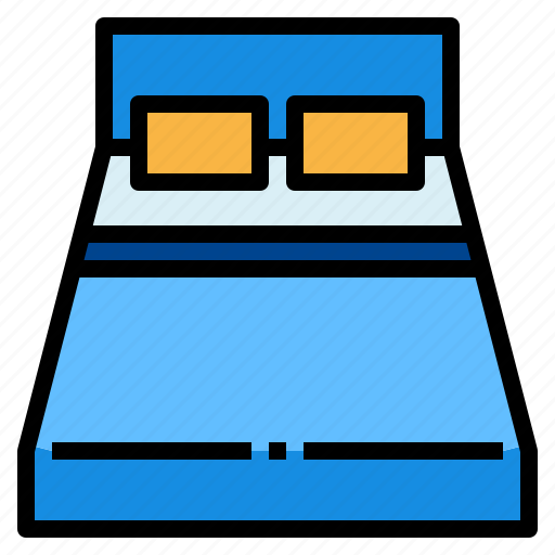 Bed, bedroom, pillow icon - Download on Iconfinder