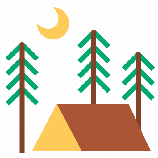 Adventure, camp, night icon - Download on Iconfinder