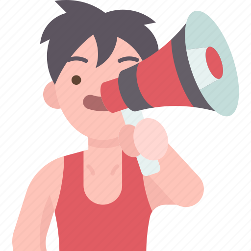 Lifeguard, megaphone, speak, announce, shouting icon - Download on Iconfinder
