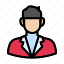 avatar, employee, man, manager, user