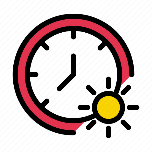 Clock, day, schedule, time, timepiece icon - Download on Iconfinder