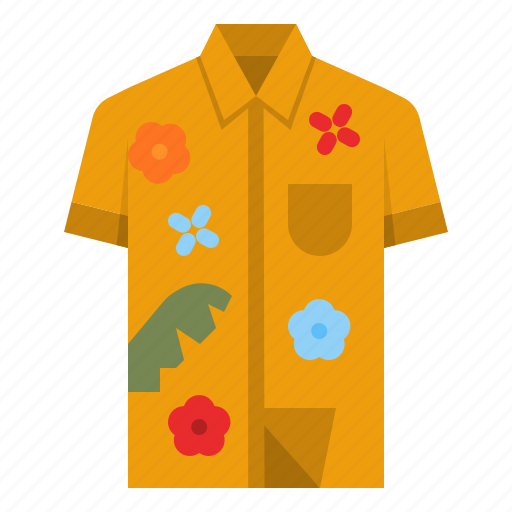 Shirt, cloth, hawaiian, fashion, garment icon - Download on Iconfinder
