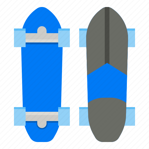 Skateboard, childhood, toy, transportation, kid icon - Download on Iconfinder