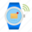 smartwatch, watch, electronic, communication, mail 