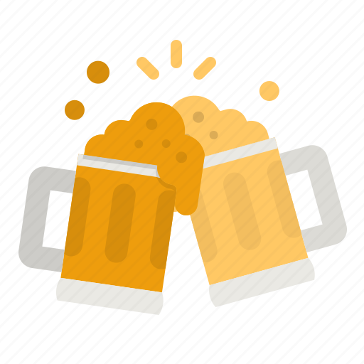 Toast, beer, alcoholic, drink, cheers icon - Download on Iconfinder