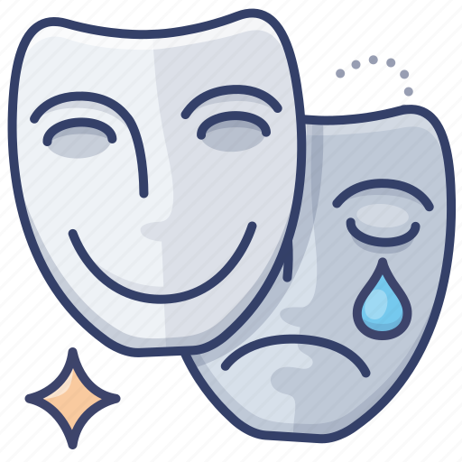 Play, roles, masks, theater icon - Download on Iconfinder