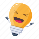 light, cute light, emoji light, emoji bulb, cute bulb