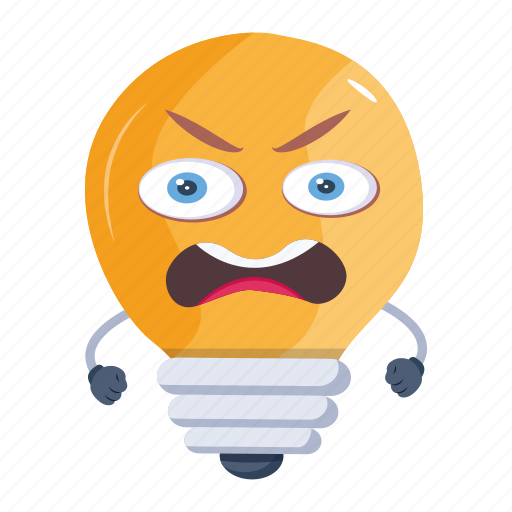 Light, cute light, emoji light, emoji bulb, cute bulb icon - Download on Iconfinder