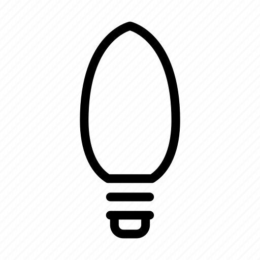 Bulb, electric, lamp, led, light icon - Download on Iconfinder
