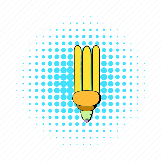 Bulb, comics, electric, energy, fluorescent, idea, power icon - Download on Iconfinder