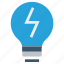 bulb, energy, flash, idea, light, light bulb, thunder 