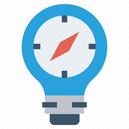 Bulb, compass, energy, idea, light, light bulb, safari icon - Download on Iconfinder