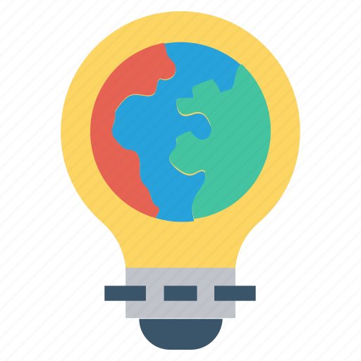 Bulb, earth, energy, idea, light, light bulb, world icon - Download on Iconfinder