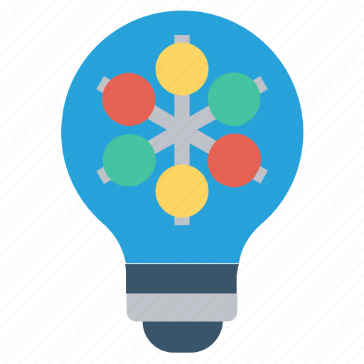Bulb, energy, idea, light, light bulb, snowflake, winter icon - Download on Iconfinder