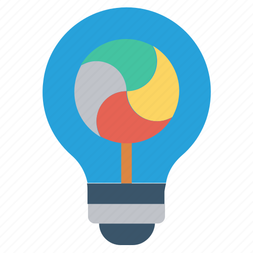 Bulb, candy, energy, idea, light, light bulb, lollipop icon - Download on Iconfinder